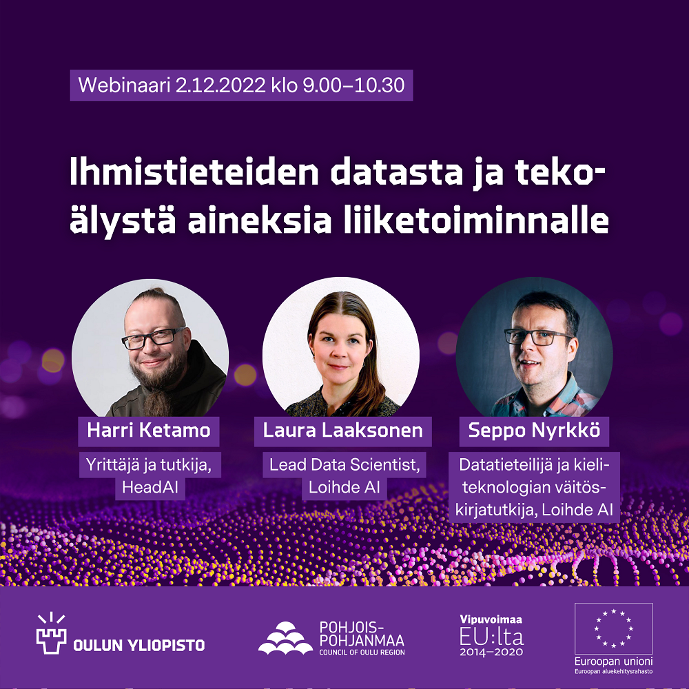 Flyer for second HAiLife event in Finnish