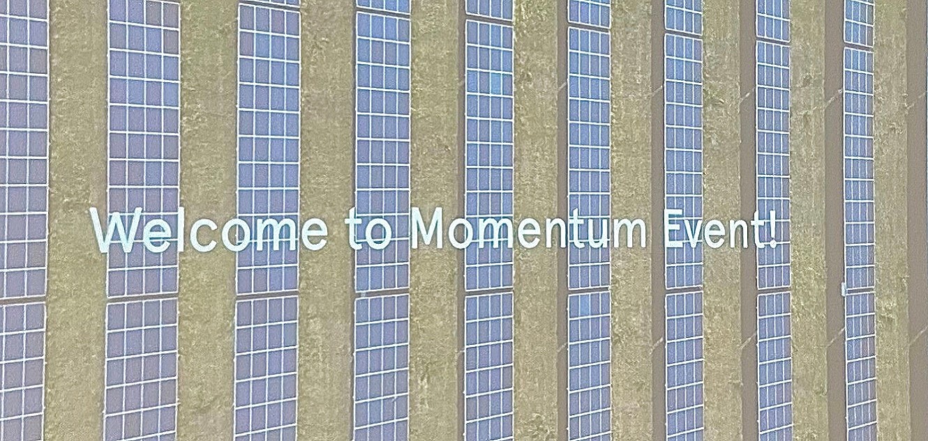 Welcome to Momentum event banner