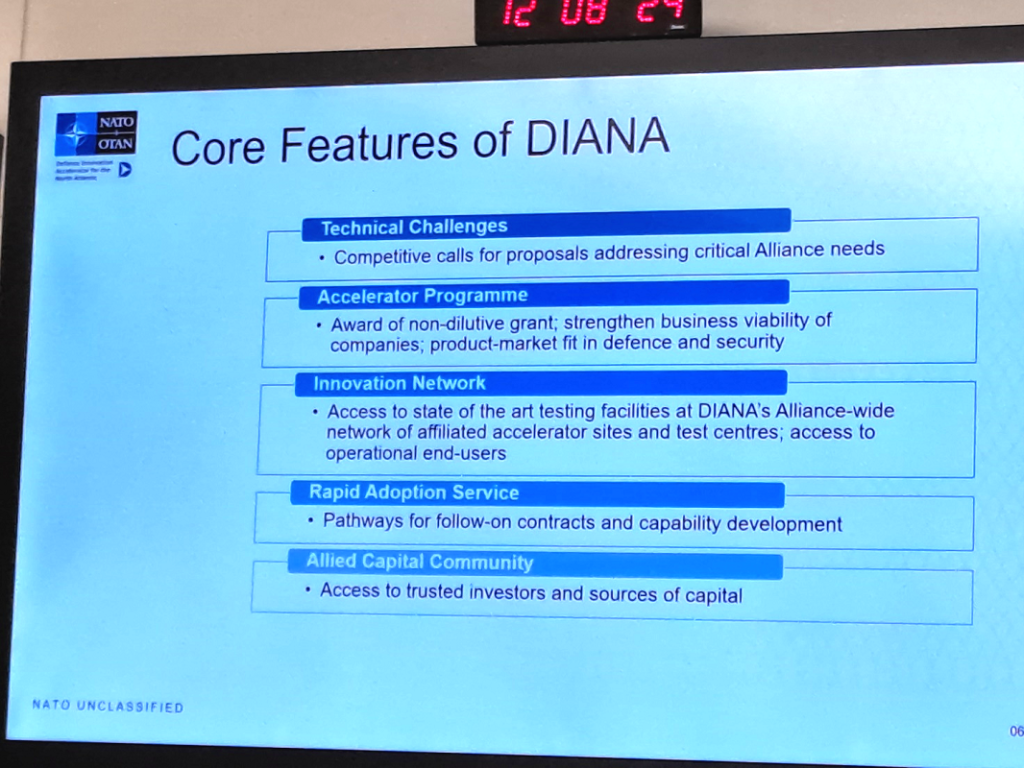 Information about DIANA from NATO