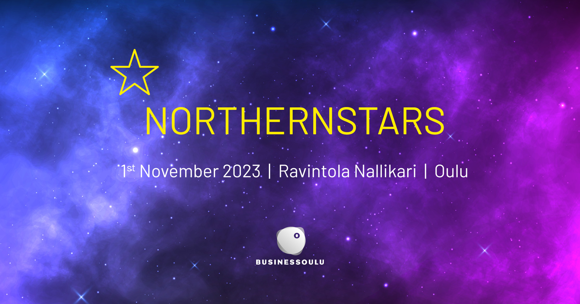 NorthernStars -tapahtuma 1.11.2023 Ravintola Nallikarissa Oulussa