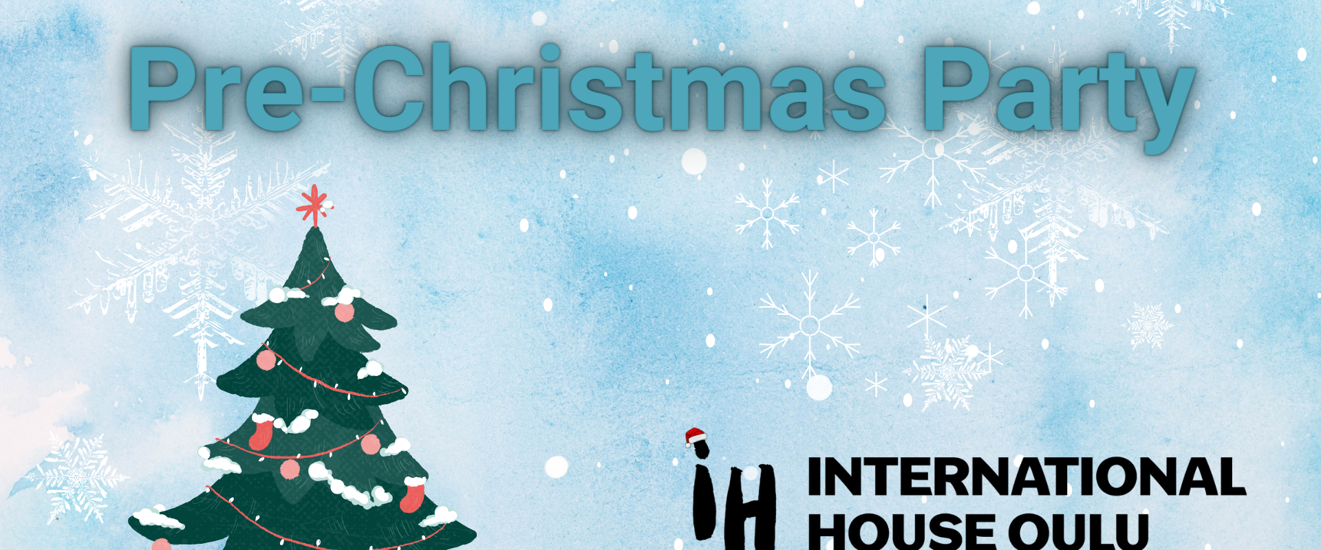 The enchanting snow has arrived, and the holiday buzz is in full swing! Join us for the International House Oulu's magical Pre-Christmas Party – an evening bursting with joy and fun!
