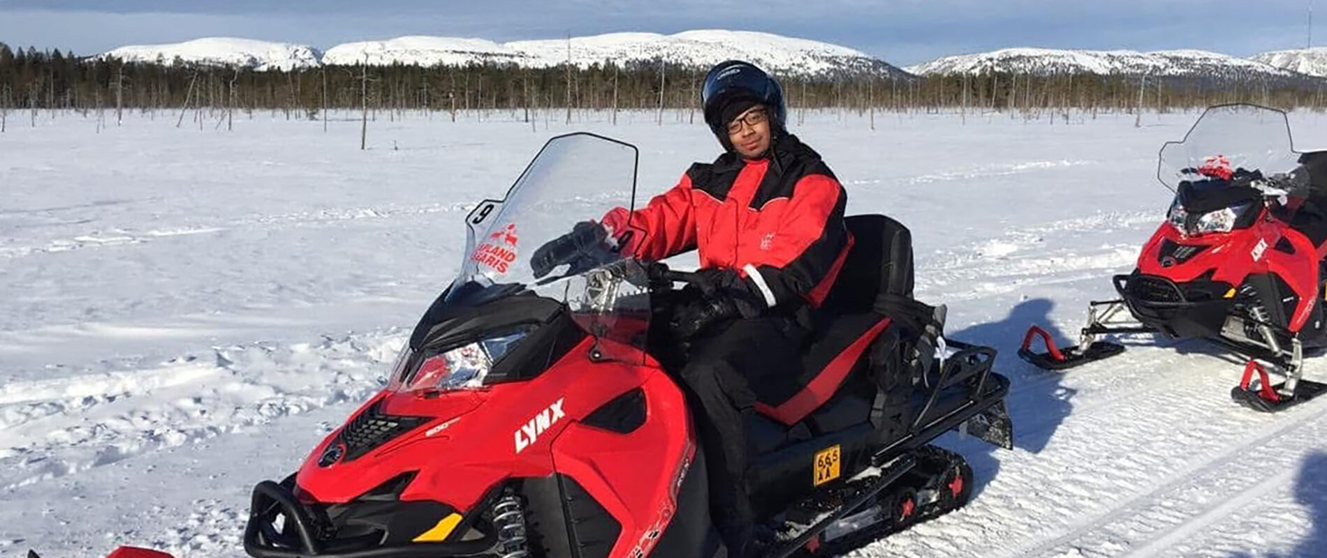 Shakeel Mehmet in Lapland