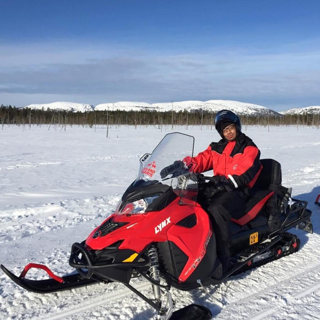 Shakeel Mehmet in Lapland